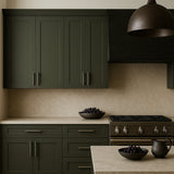 Hampton Bay Avondale 36 in. Fern Green Shaker Wall Kitchen Cabinet