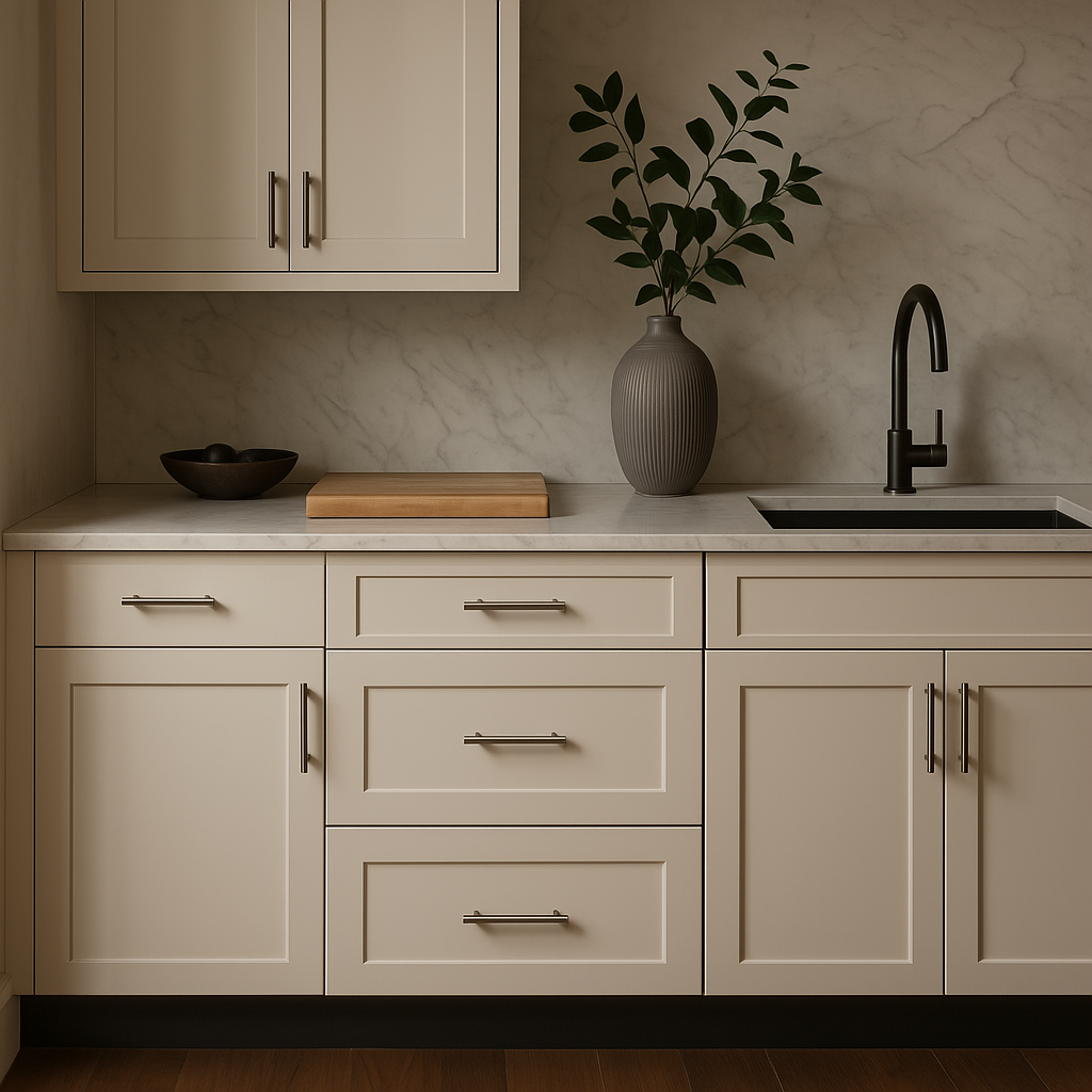 Hampton Bay Avondale 18-inch Antique White Shaker Base Kitchen Cabinet