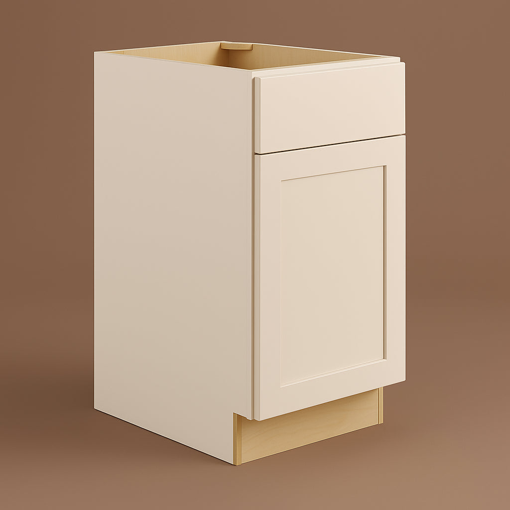 Hampton Bay Avondale 18-inch Antique White Shaker Base Kitchen Cabinet