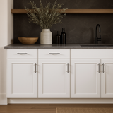 Hampton Bay Avondale 24 in. Alpine White Shaker Base Kitchen Cabinet