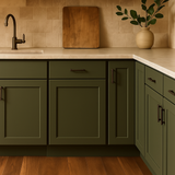 Hampton Bay Avondale 24" Shaker Base Kitchen Cabinet in Fern Green