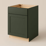Hampton Bay Avondale 24" Shaker Base Kitchen Cabinet in Fern Green