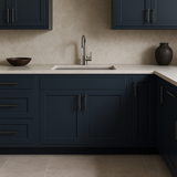 Hampton Bay Avondale 36 in. Ink Blue Shaker Sink Base Cabinet