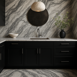 Hampton Bay Avondale ADA Sink Base Kitchen Cabinet, Raven Black, 36x24x34.5 in.