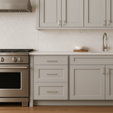 Hampton Bay Avondale Shaker Drawer Base Kitchen Cabinet in Dove Gray