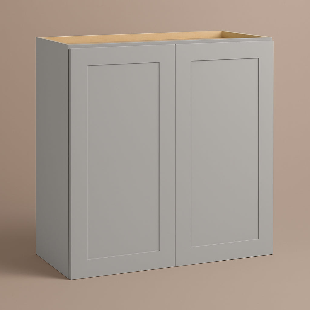 Hampton Bay Avondale Shaker Wall Kitchen Cabinet, Dove Gray, 36x12x36