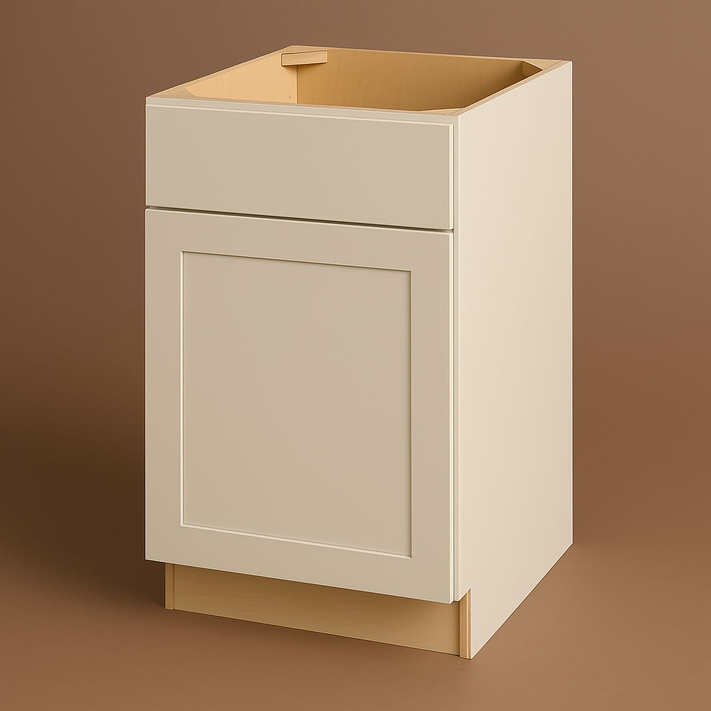Hampton Bay Avondale 21-inch Shaker Base Kitchen Cabinet in Antique White