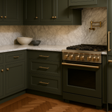 Hampton Bay Avondale 24" Shaker Drawer Base Cabinet in Fern Green