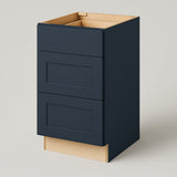 Hampton Bay Avondale 18-inch Ink Blue Shaker Drawer Base Cabinet