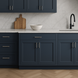 Hampton Bay Avondale Ink Blue Shaker Base Kitchen Cabinet - 36 in. W x 24 in. D x 34.5 in. H