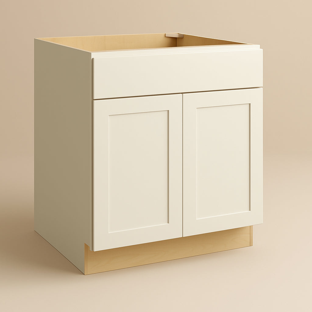 Hampton Bay Avondale 36-inch Shaker Base Kitchen Cabinet in Antique White