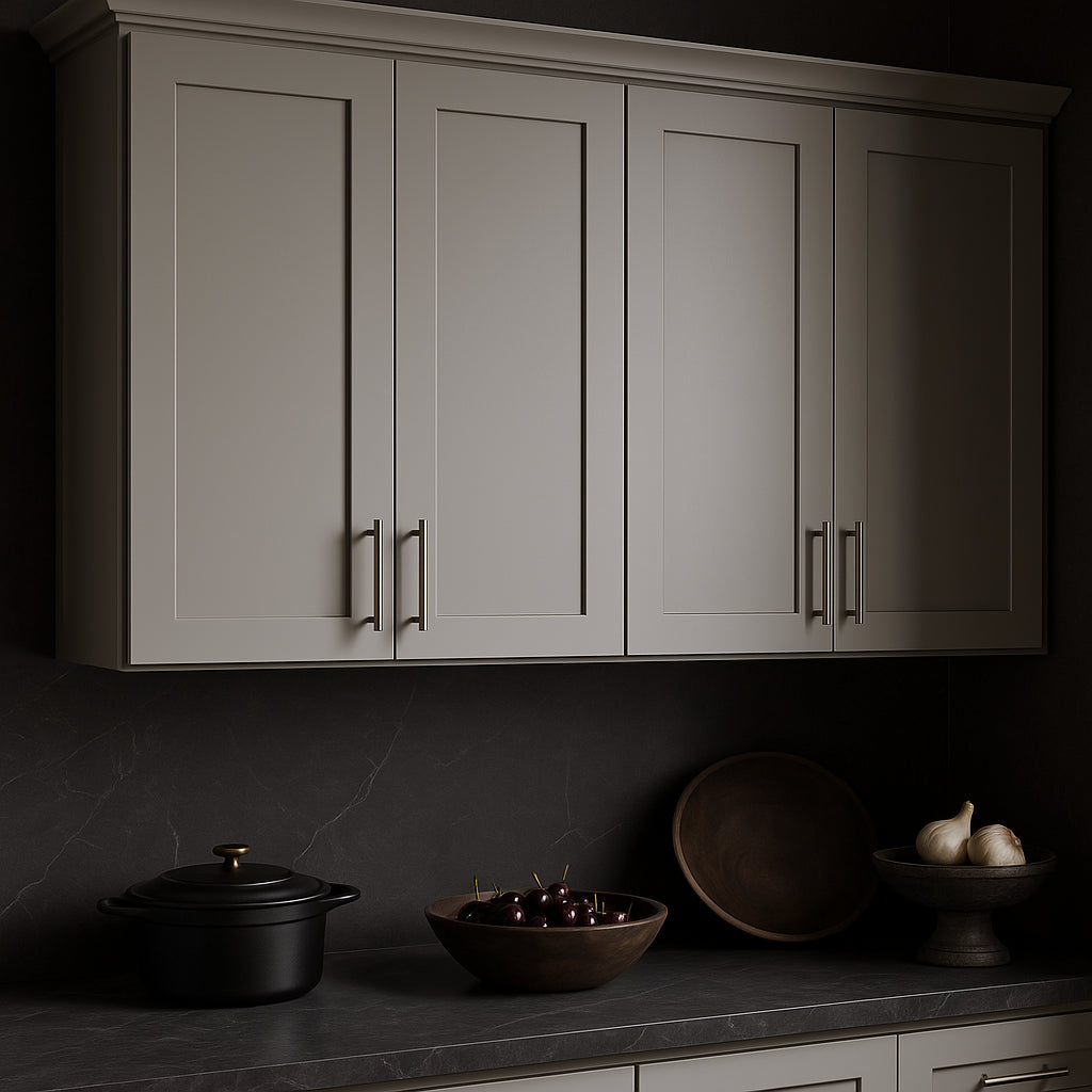 Hampton Bay Avondale 36" Dove Gray Shaker Wall Kitchen Cabinet