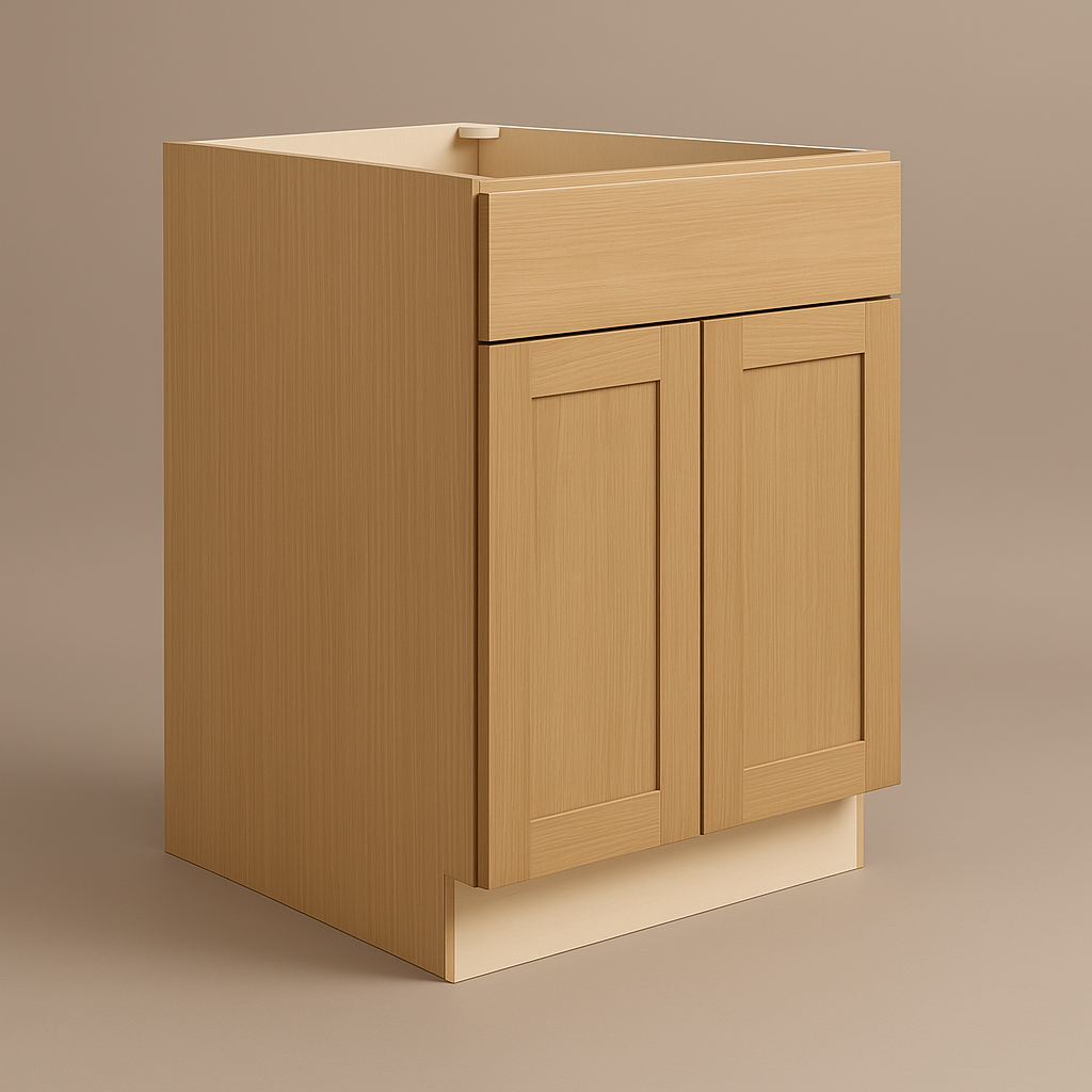 Hampton Bay Avondale 27-inch White Oak Shaker Base Kitchen Cabinet