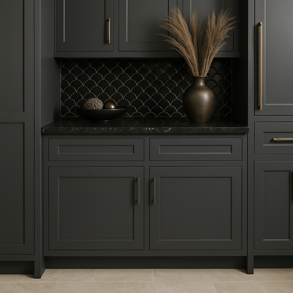 MILL'S PRIDE Richmond Venetian Onyx Shaker Base Kitchen Cabinet - Soft Close, Ready to Assemble