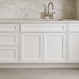 Design House Brookings Solid Wood Shaker Base Kitchen Cabinet, White