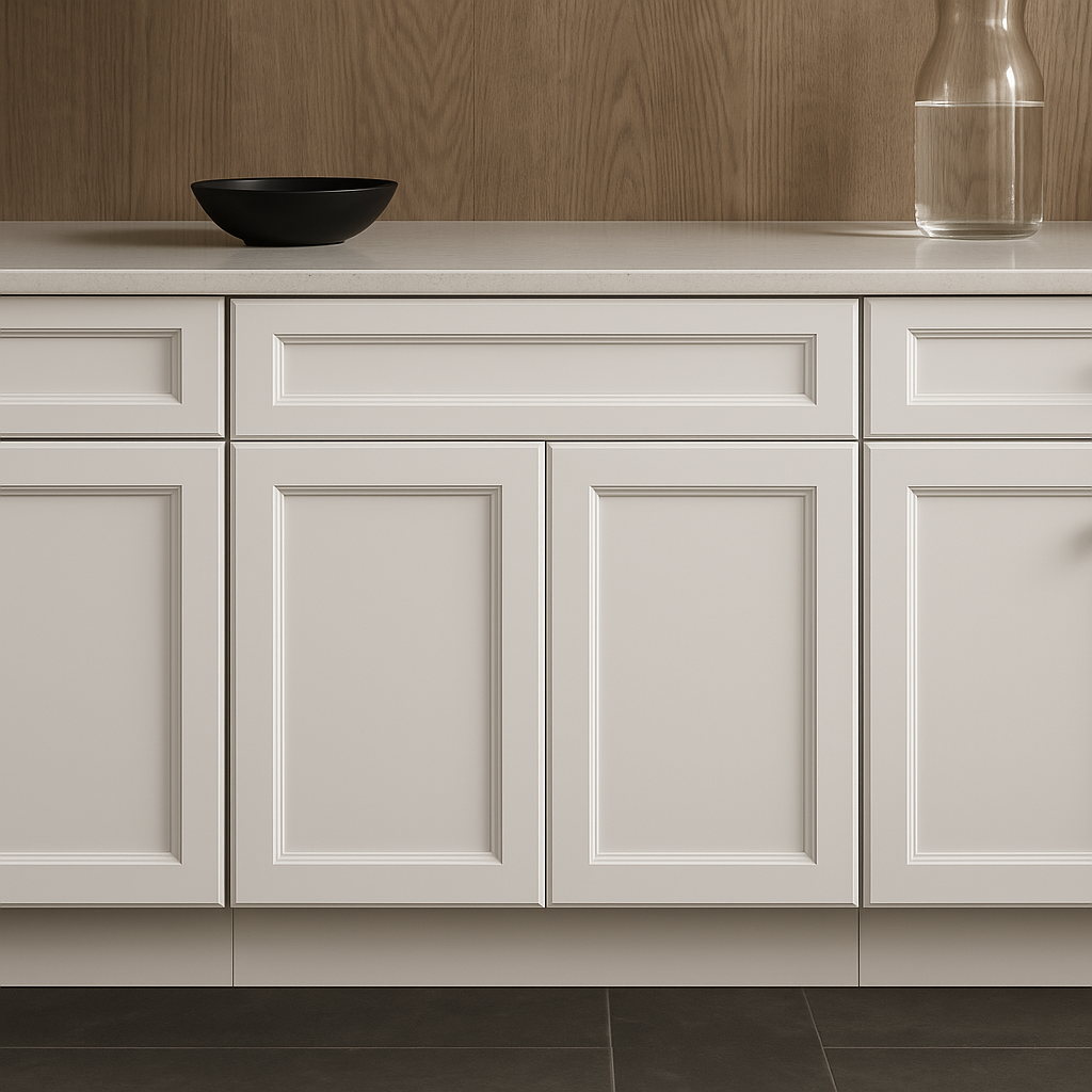 PELHAM & WHITE Keyport Shaker 30" White Plywood Kitchen Cabinet