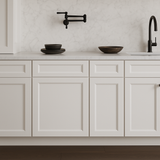 Bremen Cabinetry Shaker Base Cabinet with 1 Door and 1 Drawer in White