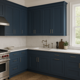 MILL'S PRIDE Valencia Blue Shaker Wall Kitchen Cabinet - Ready to Assemble