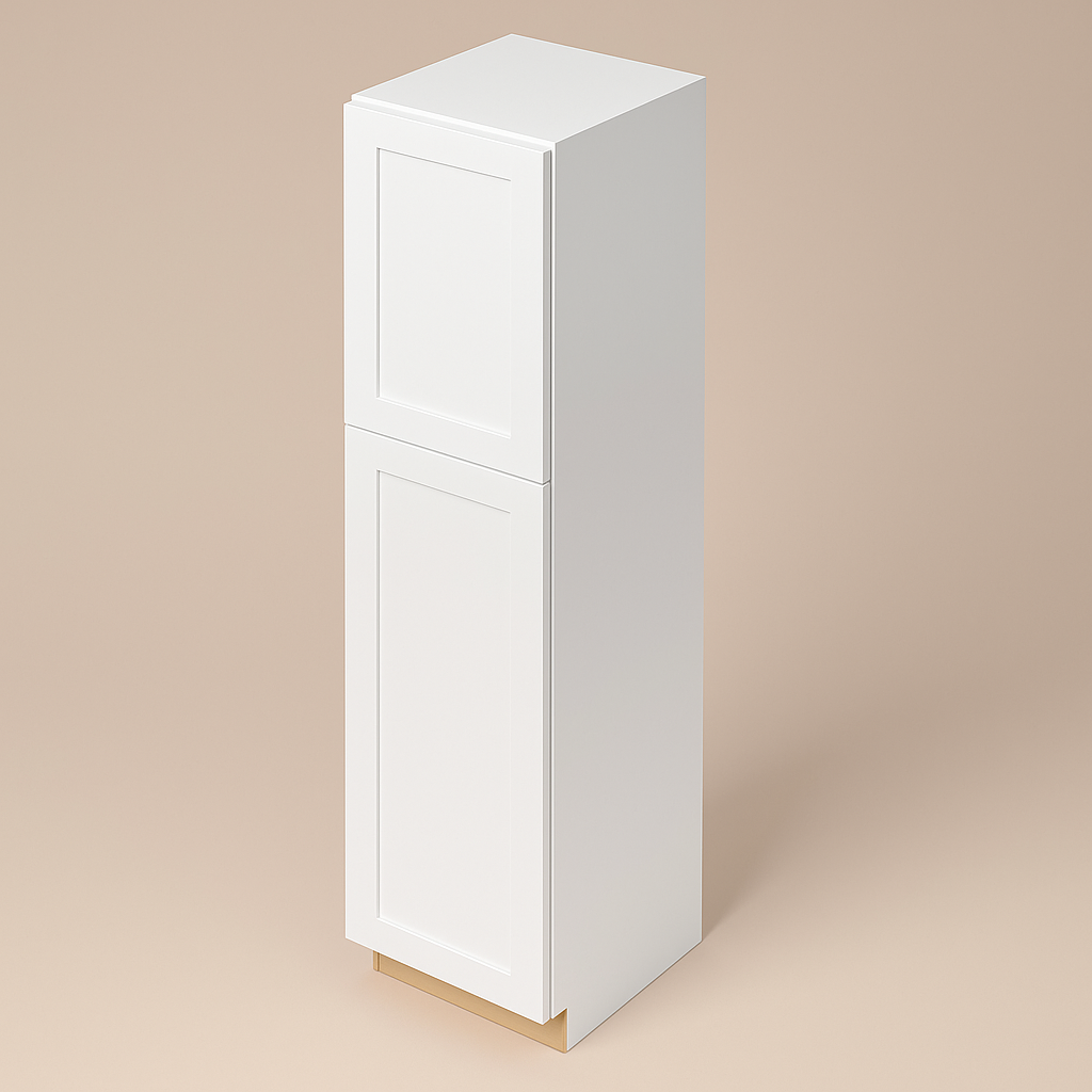 Hampton Bay Avondale Ready to Assemble Plywood Shaker Pantry Cabinet in Alpine White