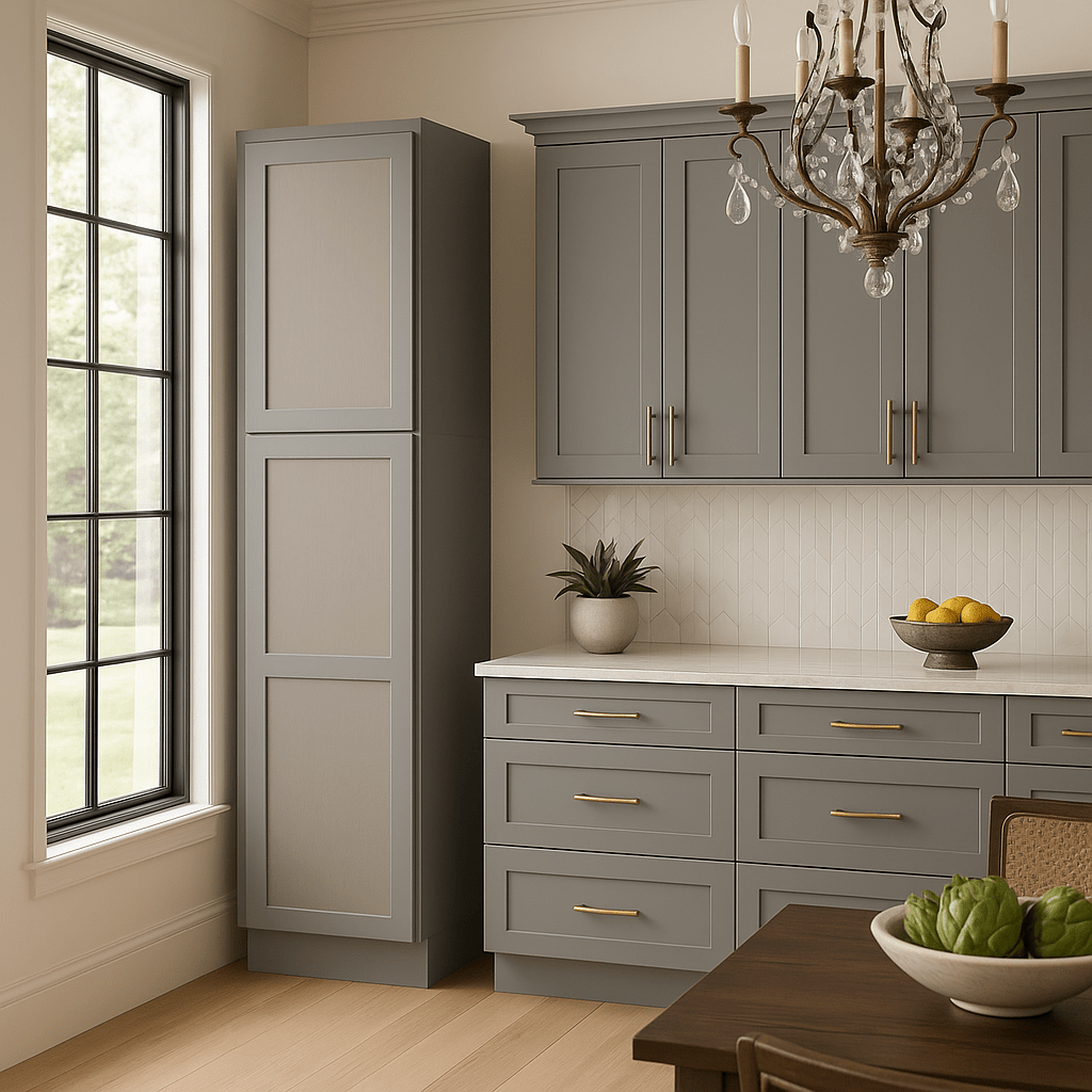 Hampton Bay Ready to Assemble Pantry Kitchen Cabinet with CLICKREADY Technology