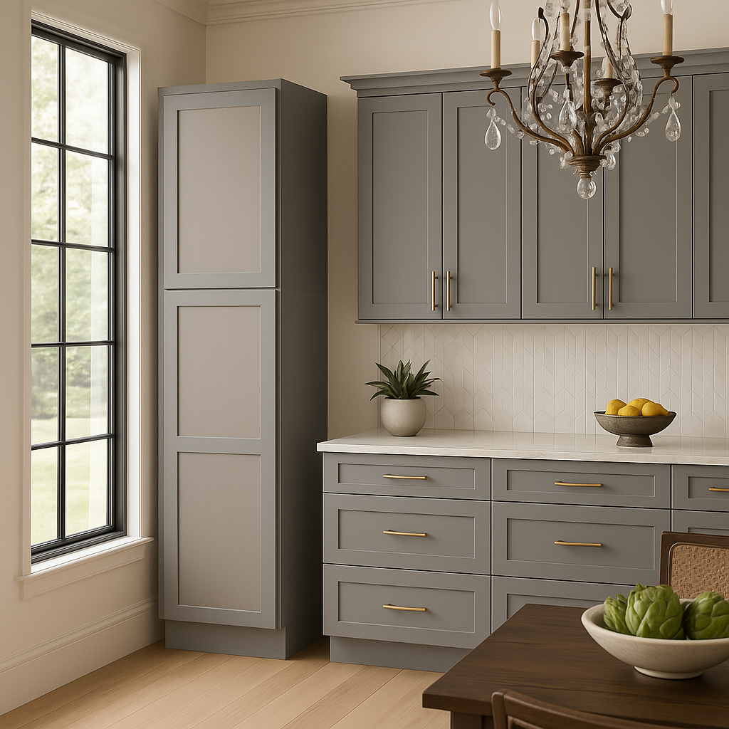 Hampton Bay Ready to Assemble Pantry Kitchen Cabinet with CLICKREADY Technology