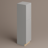 Hampton Bay Avondale Shaker Pantry Kitchen Cabinet, Dove Gray, 18x24x90 in.