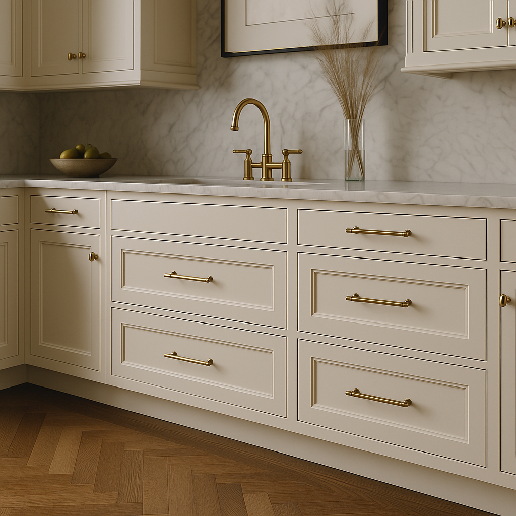 Hampton Bay Avondale 36 in. Ready to Assemble Plywood Shaker Drawer Base Kitchen Cabinet in Antique White