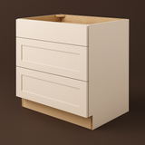 Hampton Bay Avondale 36 in. Ready to Assemble Plywood Shaker Drawer Base Kitchen Cabinet in Antique White