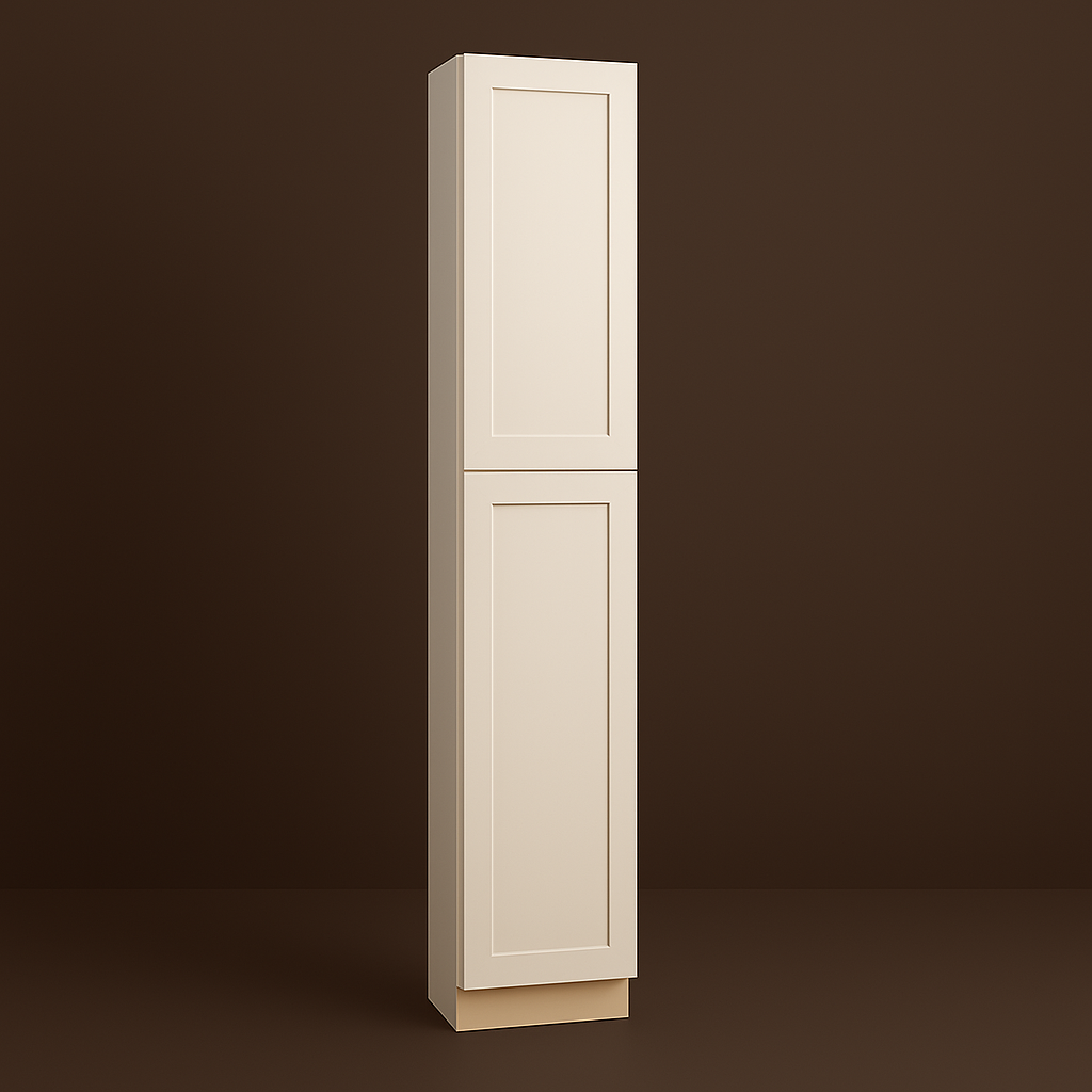 Hampton Bay Avondale 18 in. W x 24 in. D x 96 in. H Ready to Assemble Shaker Pantry Cabinet in Antique White