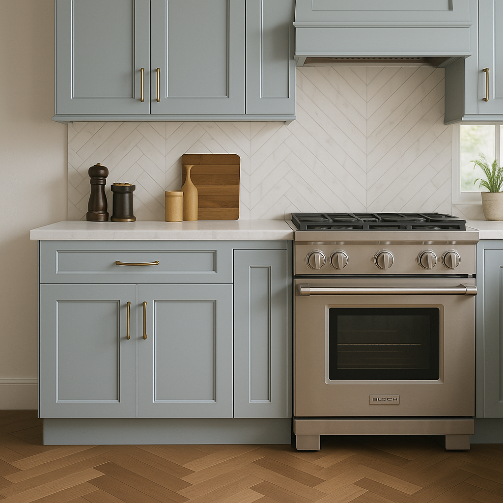 WOWOW Gray Base Kitchen Cabinet with 2 Doors and 1 Drawer - 30 in. W x 24 in. D x 34.5 in. H