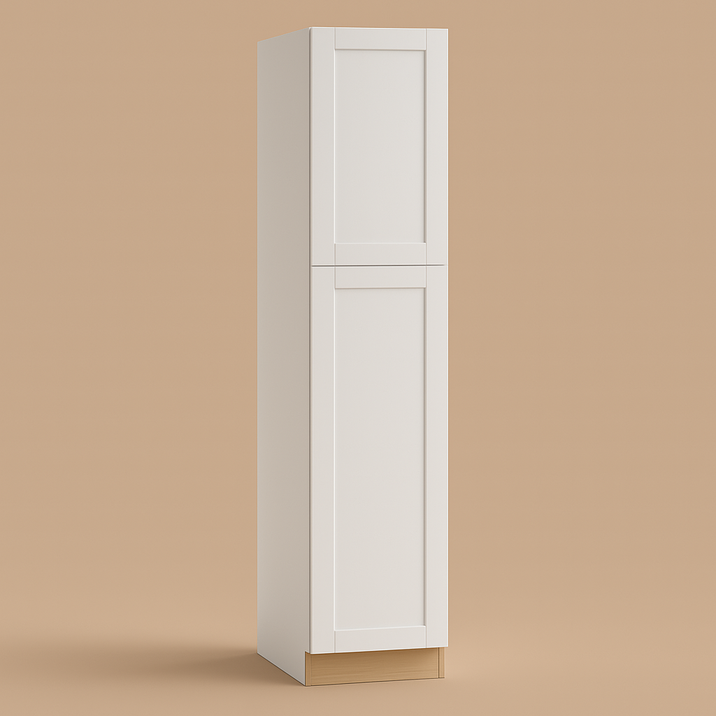 MILL'S PRIDE Richmond Verona White Shaker Pantry Cabinet - 18" W x 24" D x 90" H