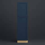 MILL'S PRIDE Valencia Blue Shaker Pantry Cabinet - 18" W x 24" D x 84" H