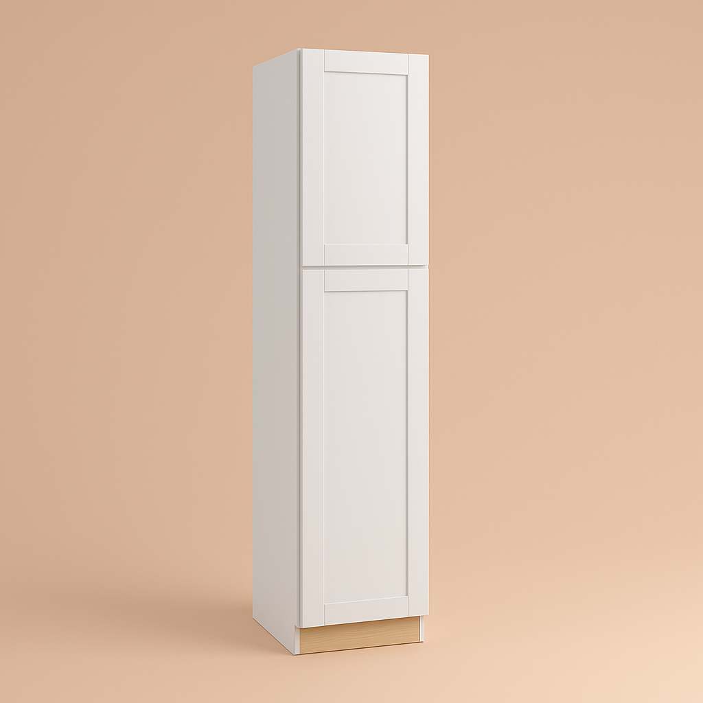MILL'S PRIDE Richmond Verona White Shaker Pantry Cabinet - 18x24x84