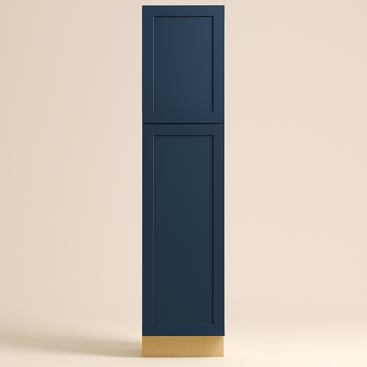 MILL'S PRIDE Valencia Blue Shaker Pantry Cabinet - 18" W x 24" D x 90" H