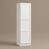 PELHAM & WHITE Keyport Shaker Pantry Cabinet, 18 in. W x 24 in. D x 90 in. H, White