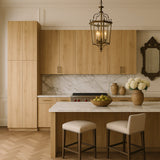 Cambridge Radiance Ready-to-Assemble Slab Pantry Kitchen Cabinet, Light Oak, 24x24x84 in.