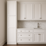 PELHAM & WHITE Keyport Shaker Pantry Cabinet - 18" W x 24" D x 96" H, White