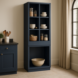 Hampton Bay Avondale Ink Blue Shaker Pantry Cabinet, 36x24x96