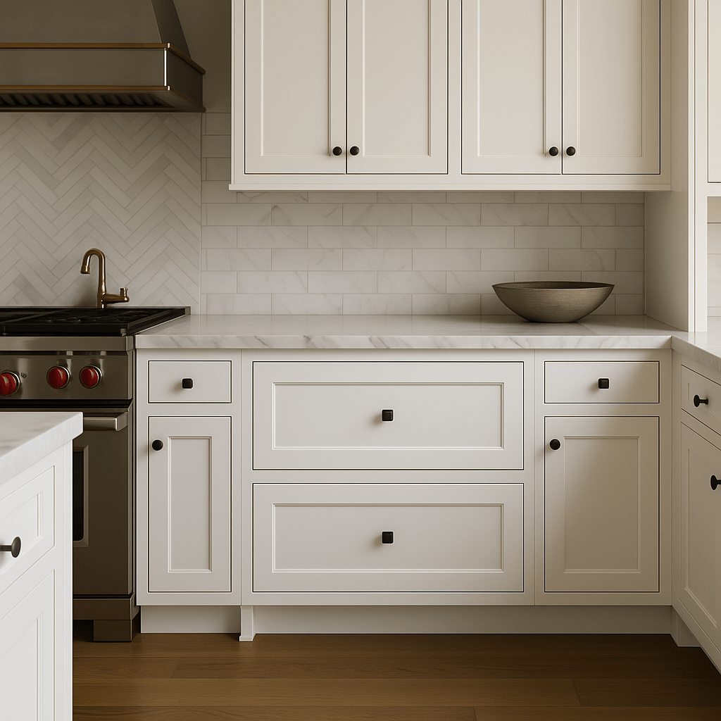 HOMLUX Ready to Assemble Drawer Base Kitchen Cabinet in Shaker White