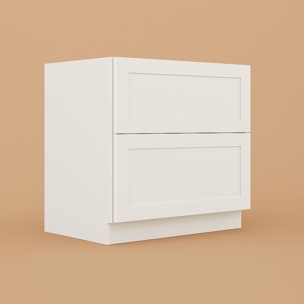 HOMLUX Ready to Assemble Drawer Base Kitchen Cabinet in Shaker White