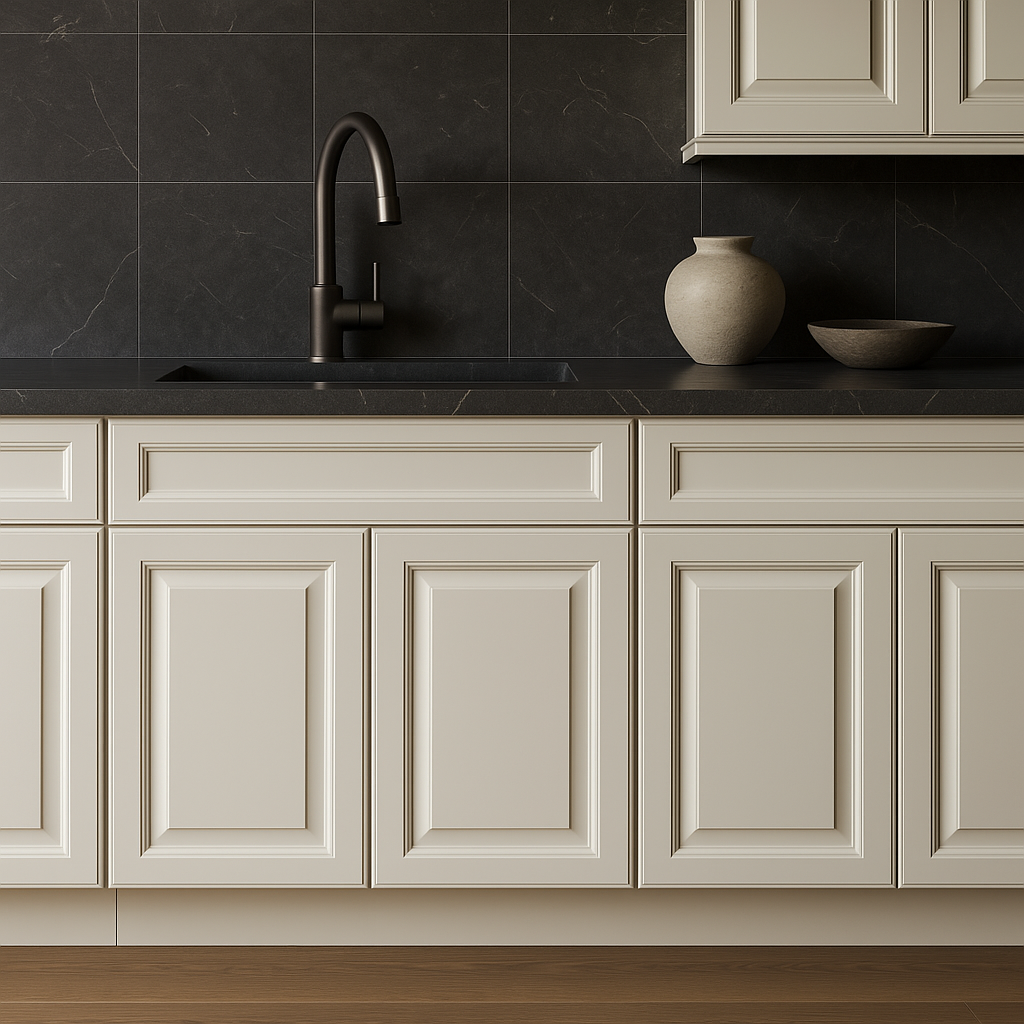 LIFEART CABINETRY Newport Ready to Assemble Sink Base Cabinet, Classic White