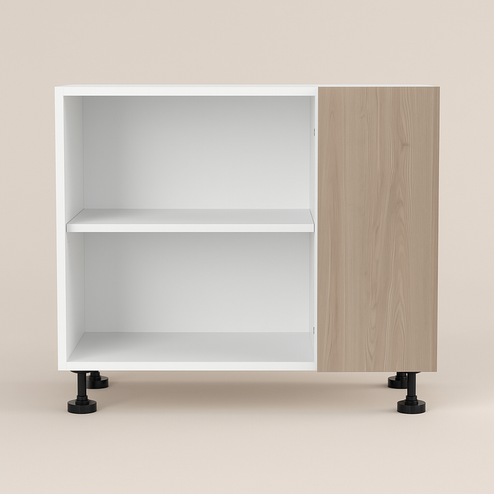 Cambridge Grey Nordic 36 in. Blind Corner Base Kitchen Cabinet