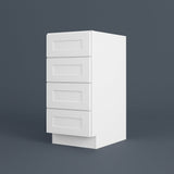 HOMLUX Ready to Assemble Drawer Base Kitchen Cabinet in Shaker White