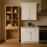 Hampton Bay Avondale 36 in. White Oak Shaker Pantry Cabinet