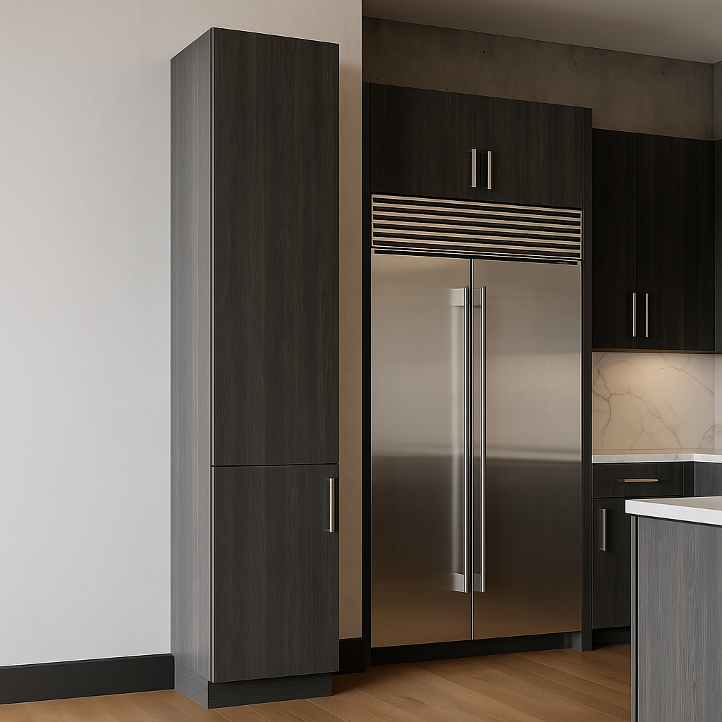 Cambridge Carbon Marine Pantry Kitchen Cabinet - Quick Assemble, Modern Style