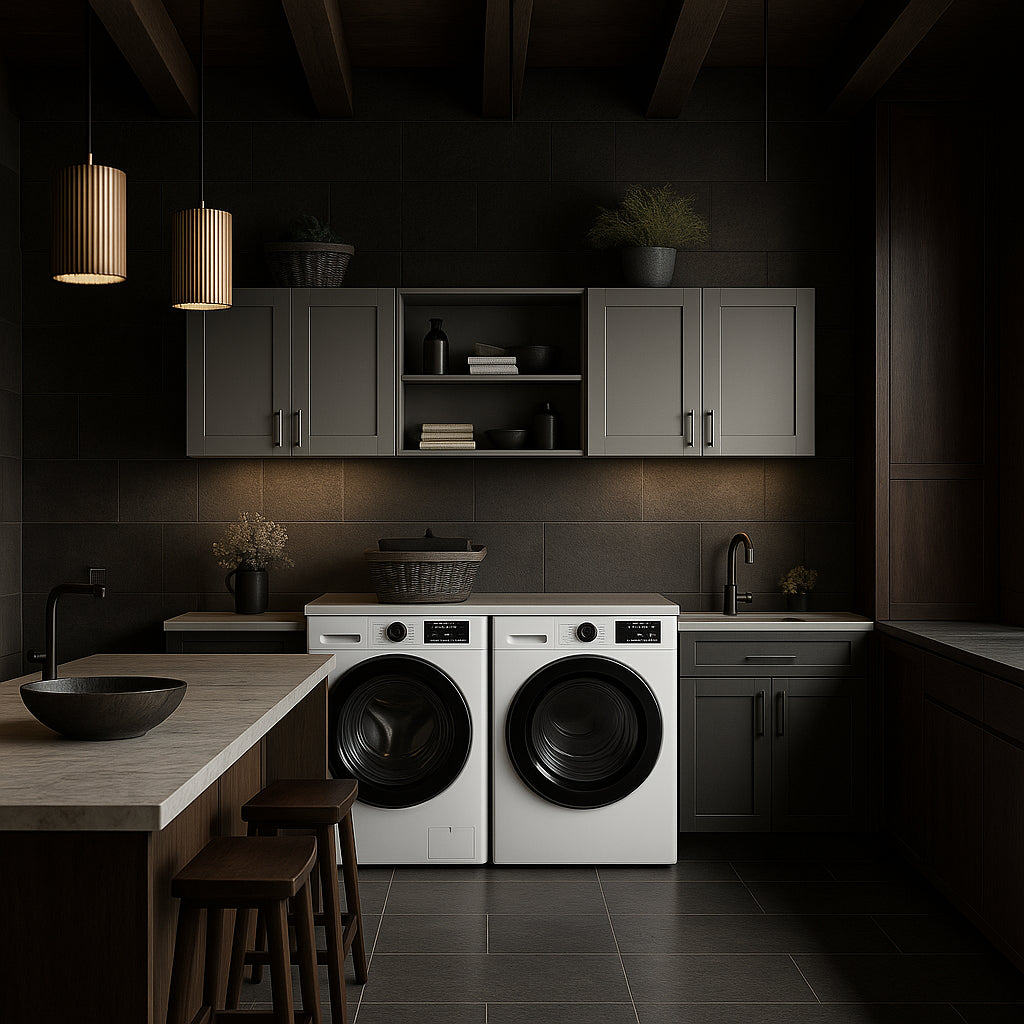MILL'S PRIDE Richmond Vesuvius Gray Kitchen Cabinet Set - Ready to Assemble