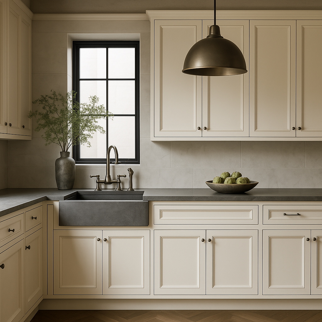 LIFEART CABINETRY Newport Ready to Assemble Sink Base Cabinet, Classic White