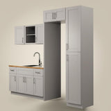 MILL'S PRIDE Richmond Vesuvius Gray Ready-to-Assemble Laundry Room Cabinet Set