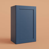 MILL'S PRIDE Valencia Blue Wall Kitchen Cabinet - 15" W x 12" D x 30" H