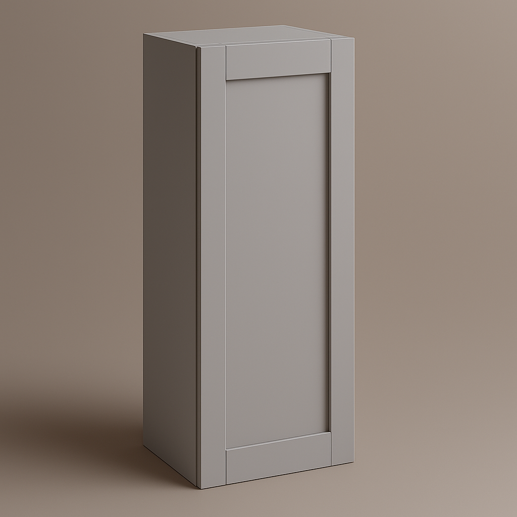 MILL'S PRIDE Richmond Vesuvius Gray Plywood Shaker Wall Kitchen Cabinet